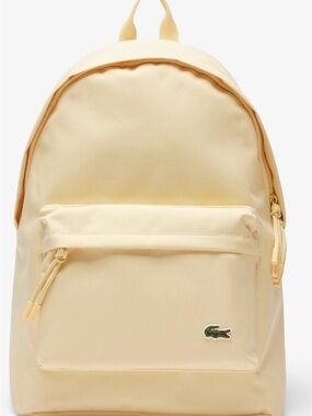 Lacoste Men's yellow Signature Backpack
